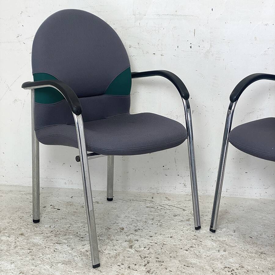 Pair of Persona model chairs VITRA edition Design Mario Bellini
