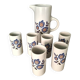 St Amand earthenware orangeade set