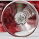 Set of 6 wine glasses from the Rhine Roemer St Louis Crystal model Bubbles