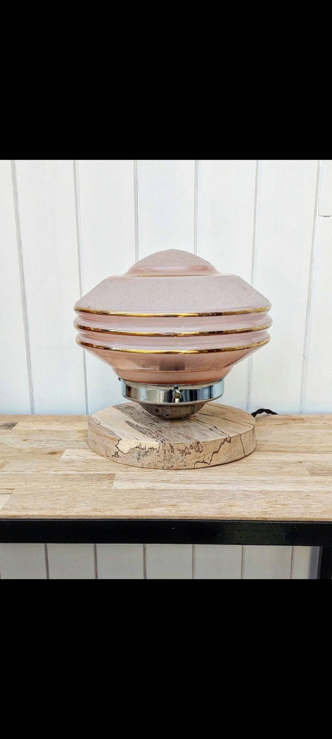 Lampe vintage art déco