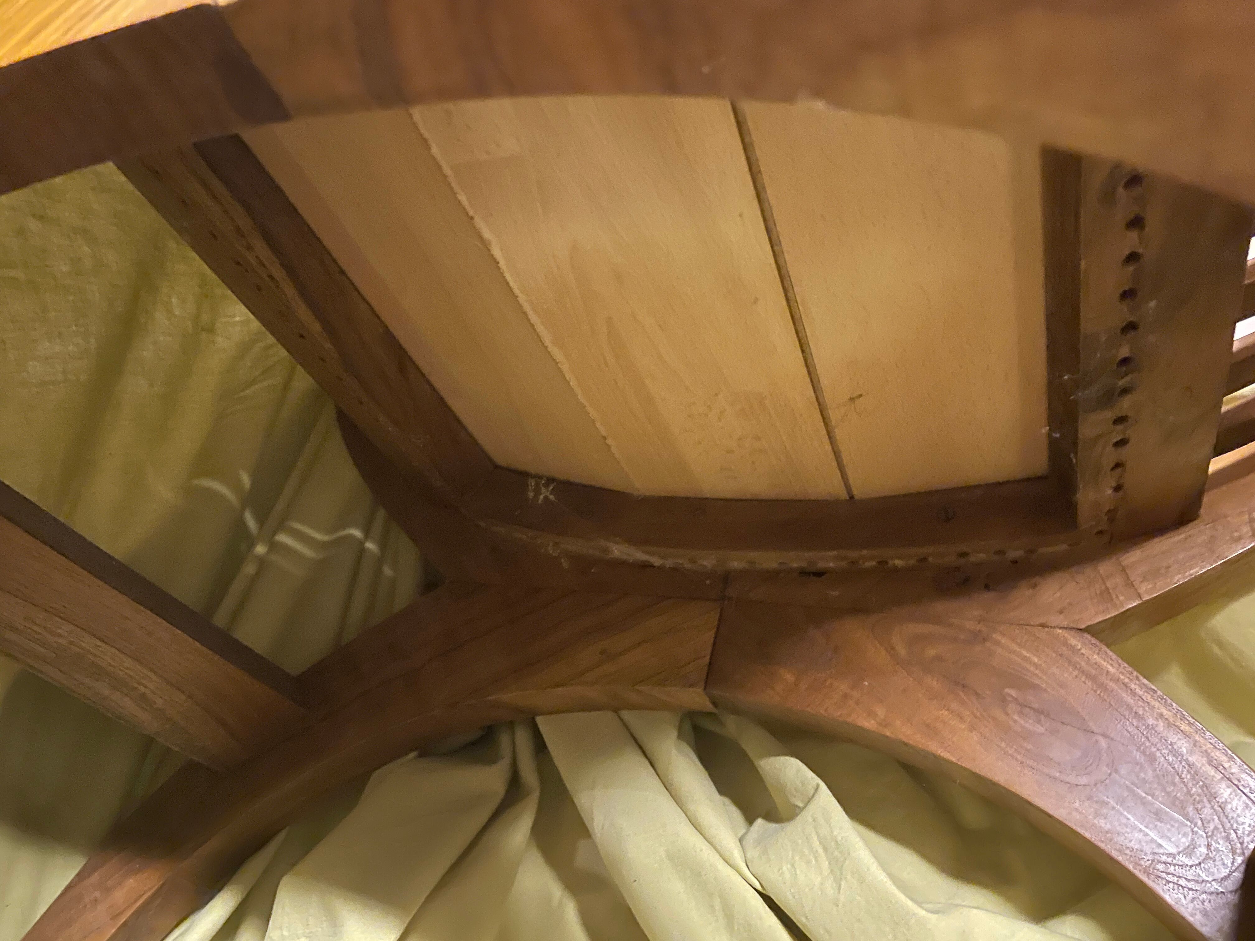 Exotic wooden seat