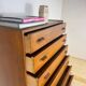 Mid-Century Danish teak chest of drawers from the 1960s