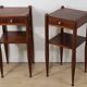 Art Deco pair of nightstands in walnut – 1940s