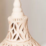 Moroccan crafts, terracotta lamp