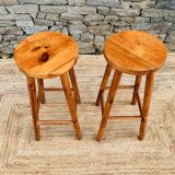 Pair of high stools