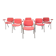 Chaises latérales vintage DSC 106 par Giancarlo Piretti pour Castelli, années 1970 - ensemble de 6