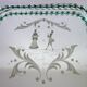 Venetian service plate, Murano 1950 twisted glass