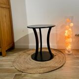 Black side table