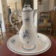 Bathroom faience. Moustier. signed.