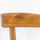 Pierre Chapo. Series of 6 model S34 chairs. 1960s.