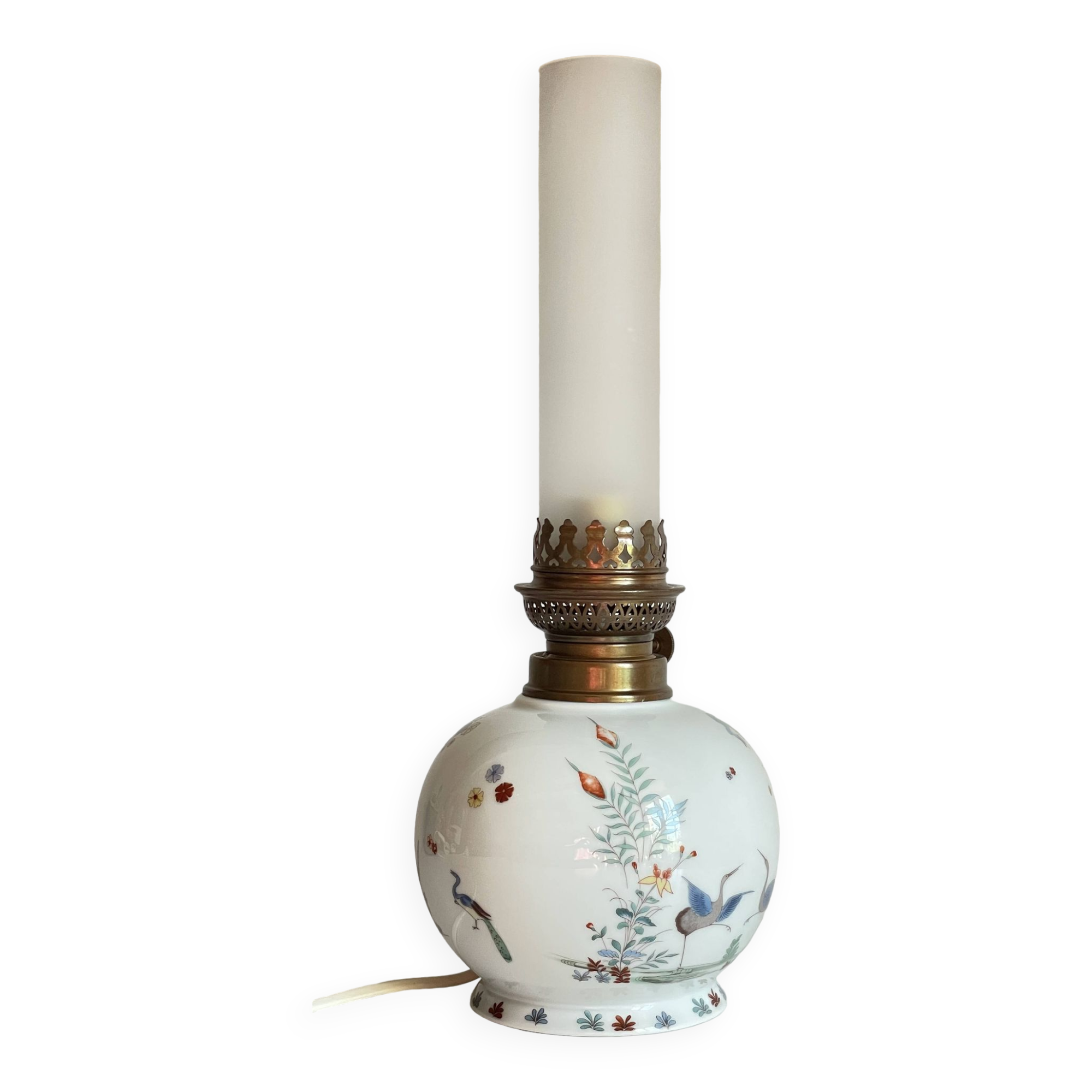 Lampe porcelaine de limoges France