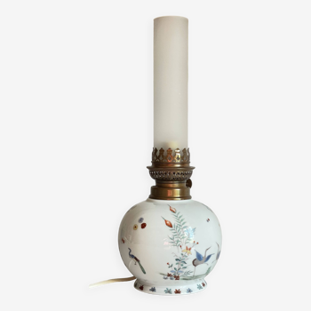 Limoges porcelain lamp France