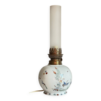 Limoges porcelain lamp France