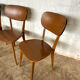 Série de 4 chaises bistrot années 60