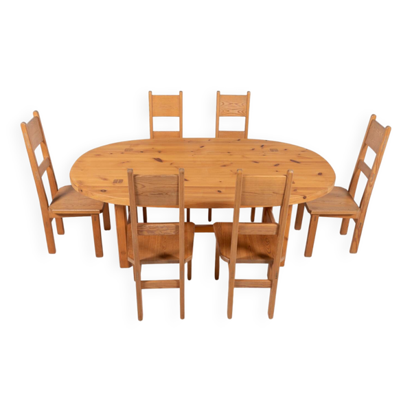 Ensemble de salle à manger de Roland Wilhelmsson pour Karl Andersson & Söner, Suède, années 1960