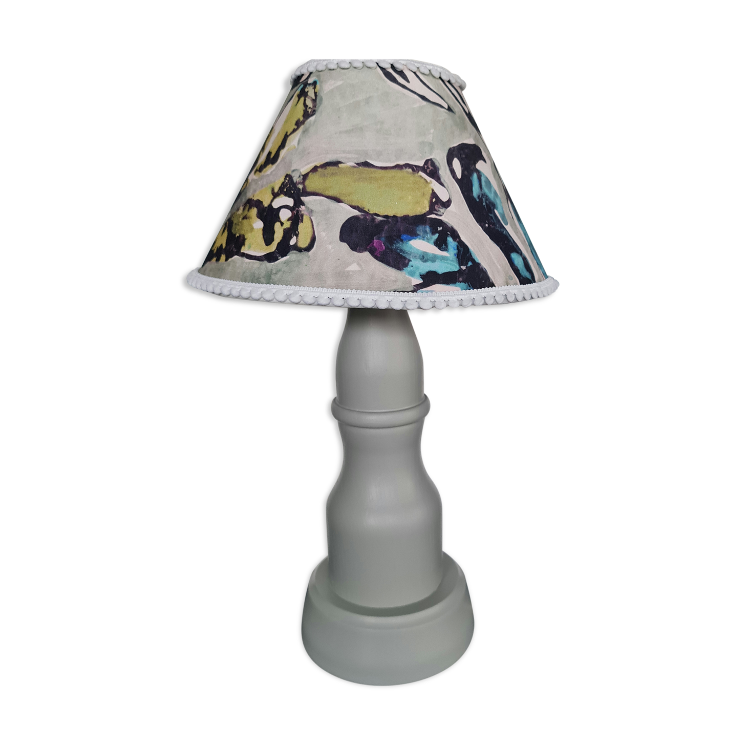 Lamp foot drinks cabinetmaker abbat day fabrics creator