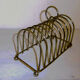 Silver metal toast dispenser