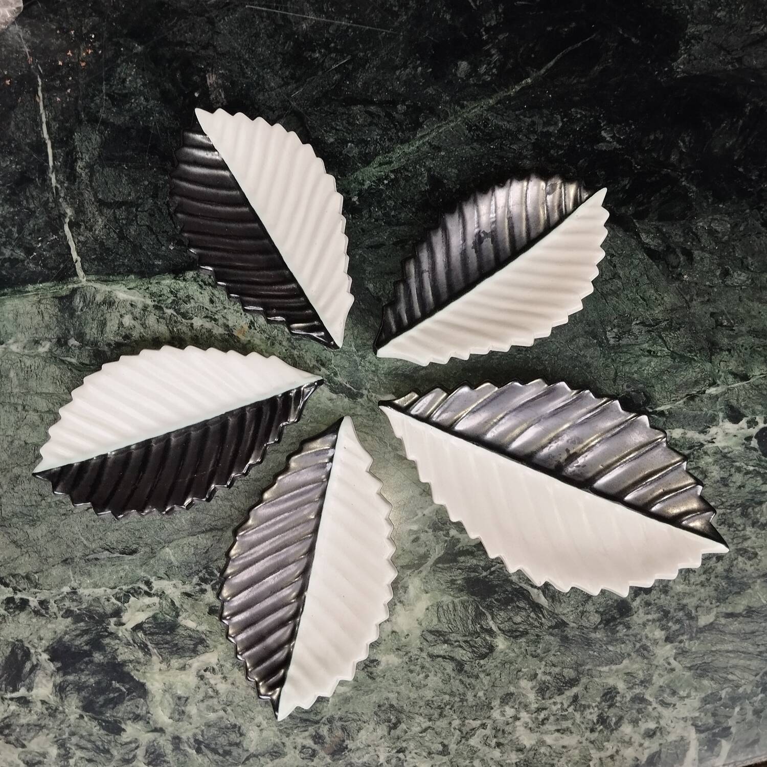 5 ceramic bowls Cerenne Vallauris 50s