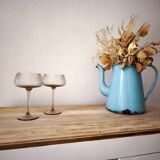 Buffet parisien ancien - bois & couleur lin