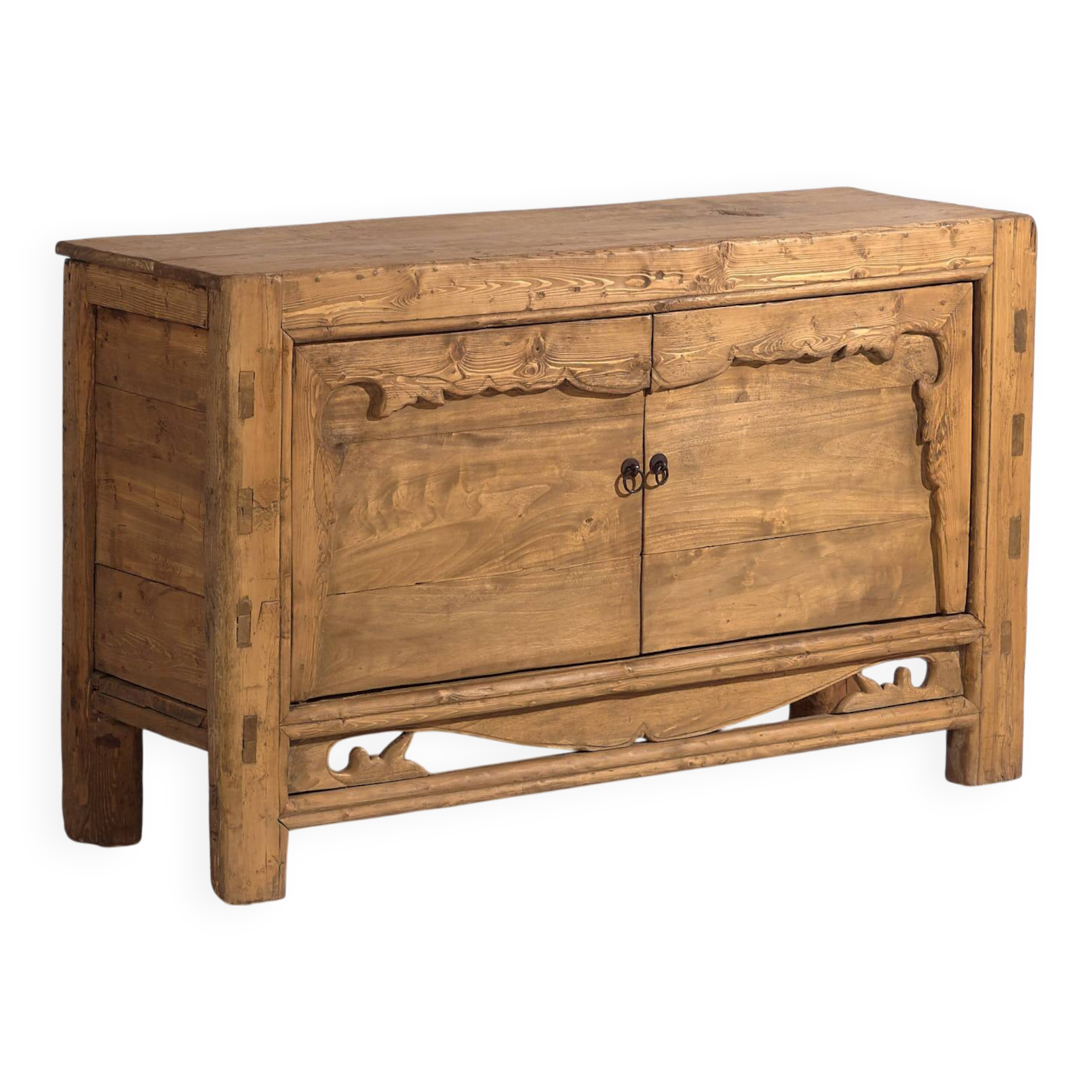 Small antique two-door sideboard (c.1900) #4