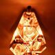 Applique murale vintage en laiton et cristal des années 60, lampe Regency en laiton