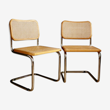 Pair of chairs B32 designed by Marcel Breuer