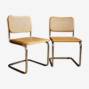 Paire de chaises B32 design par Marcel Breuer