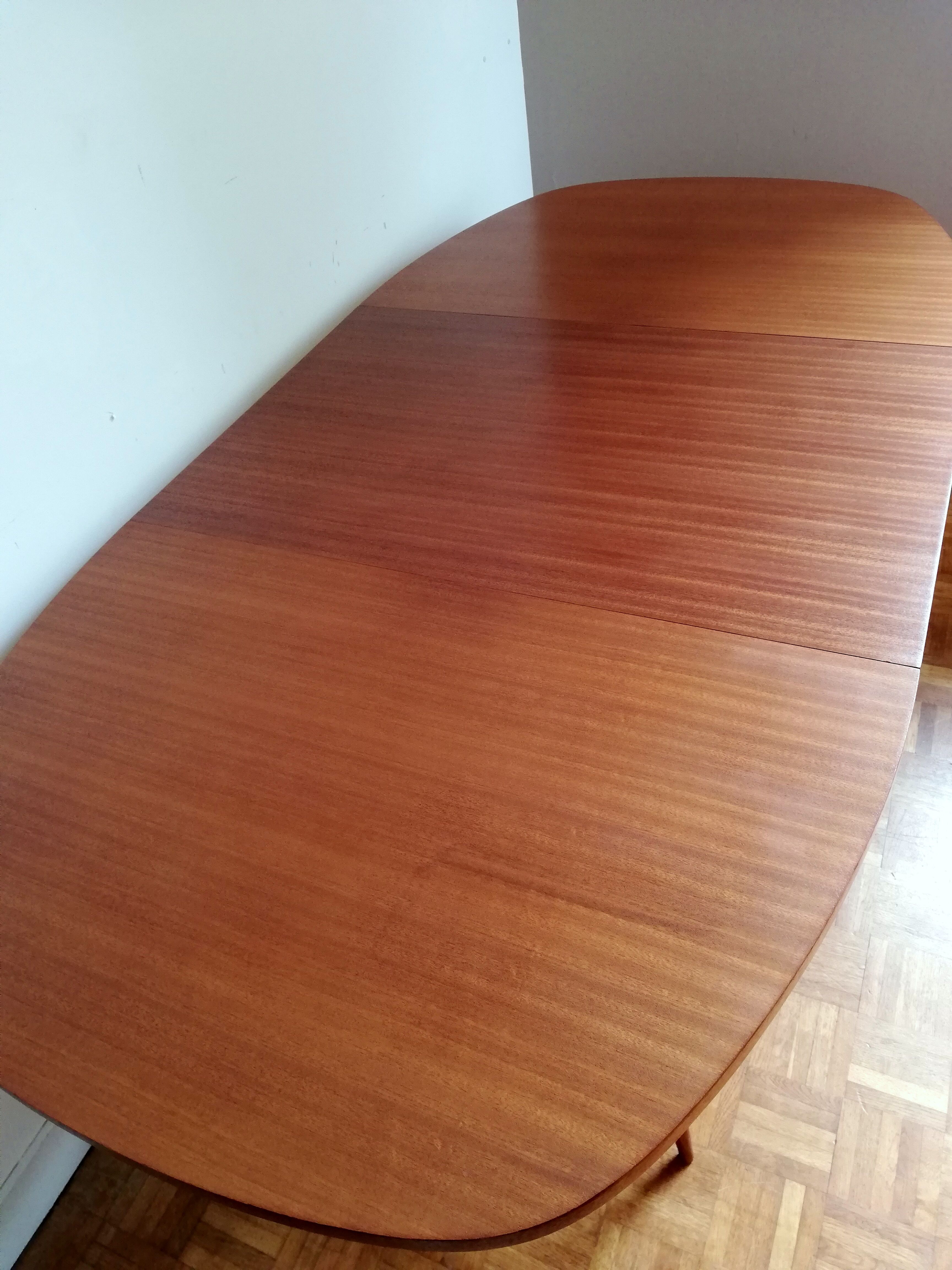 Danish convertible table Smorrebrod by Arne Vodder