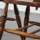 Antique set of 4 wooden dining chairs from the 19th century