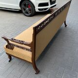 Early 1900 Edwardian walnut sofa