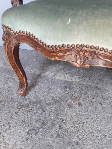 Fauteuil cabriolet epoque Louis XV