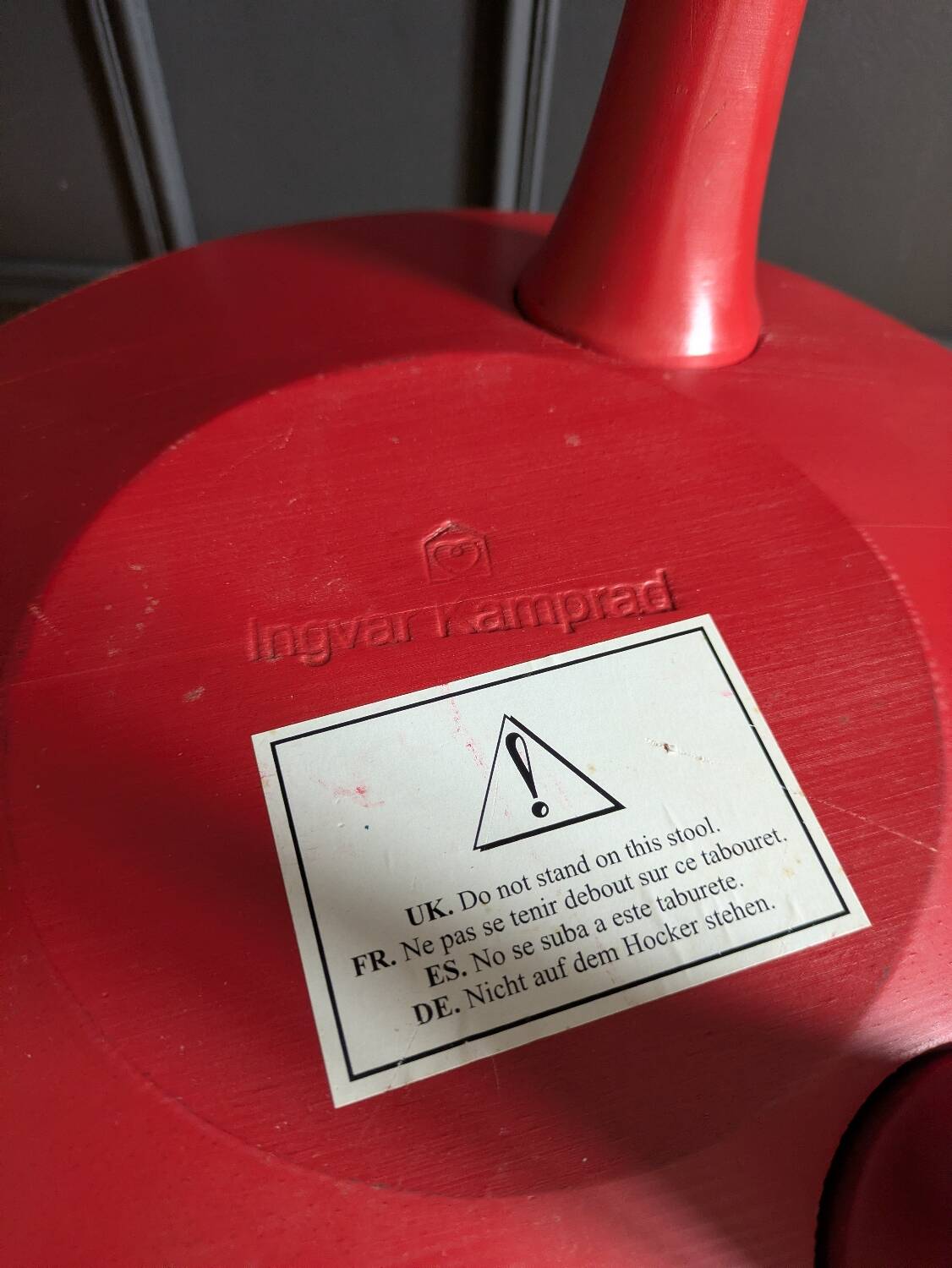 2 Ingvar Kamprad stools for Habitat