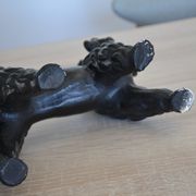 vintage ceramic poodle animal