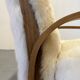 Fauteuils en peau de mouton Art Déco
