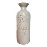 Large stoneware wine carafe and cork stopper