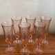 6 rosaline champagne glasses
