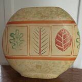 Vase vintage forme lentille