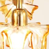 Murano glass pendant lamp from AV Mazzega 1950s