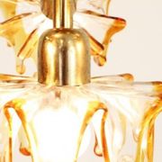 Murano glass pendant lamp from AV Mazzega 1950s