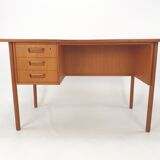 Danish Teak Desk by Gunnar Nielsen Tibergaard, 1960s