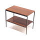 Vintage side table with magazine compartment made in the 1960s