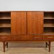 Mid-Century Teak High Sideboard, Denmark, 1960s