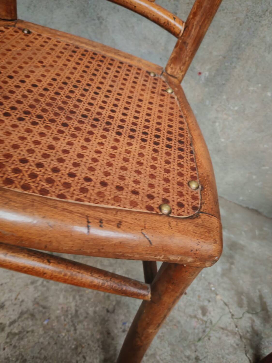 Pair of Baumann bistro chairs