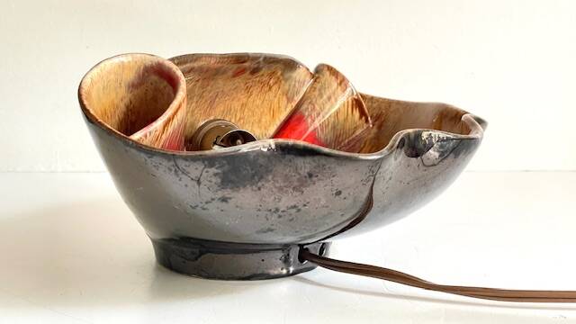 Lampe coquillage vallauris vintage