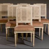 Set of 6 Louis XVI style chairs
