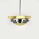 Lustre chromé Bauhaus de Zukov, années 1940