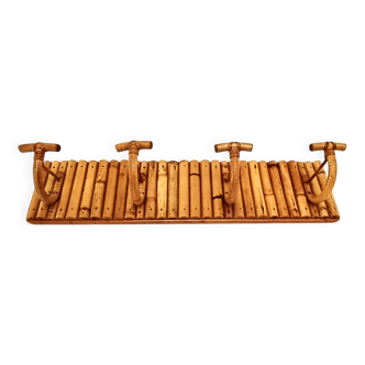 Bamboo coat rack