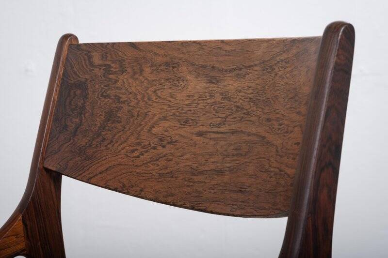 Dining Chairs in Rosewood by Vestervig Erikson for Brdr. Tromborg, 1960s, Set of 6