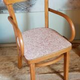 Fauteuil enfant  en bois courbé ancien
