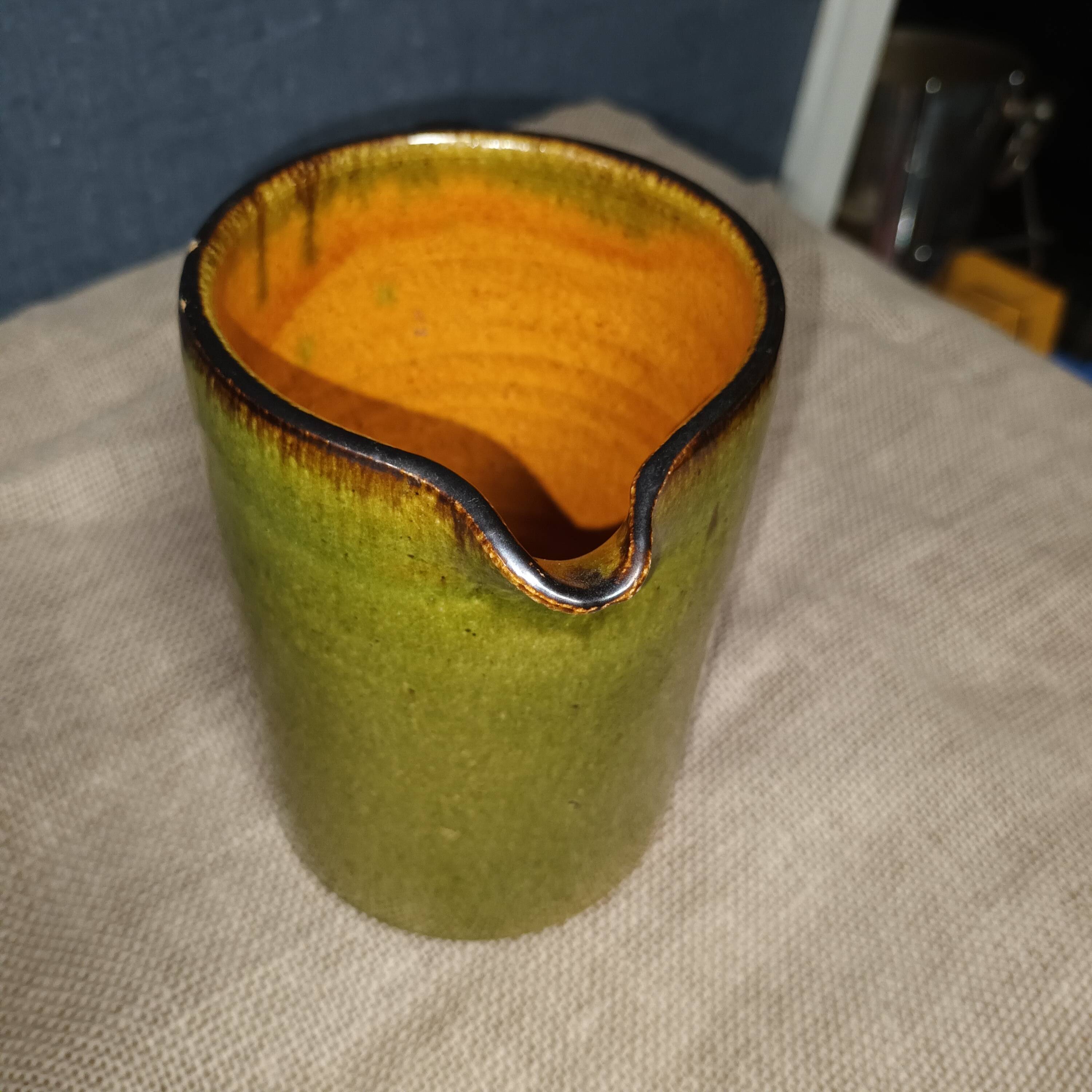 vintage terracotta water pot